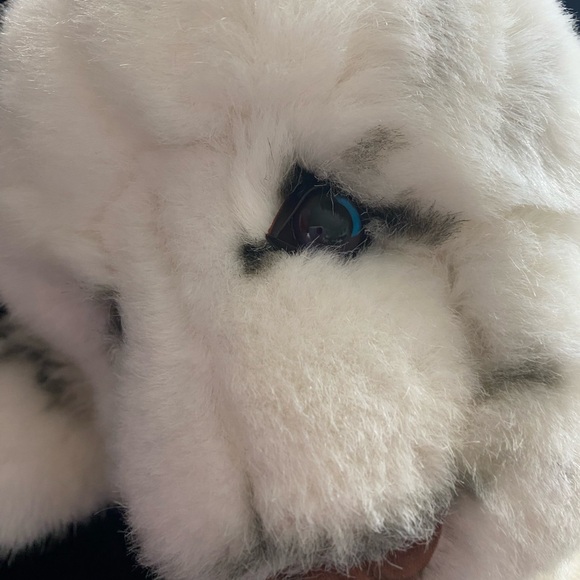 Vintage HTF White Lion Cub Realistic stuffed animal plush 26 - Picture 3 of 7